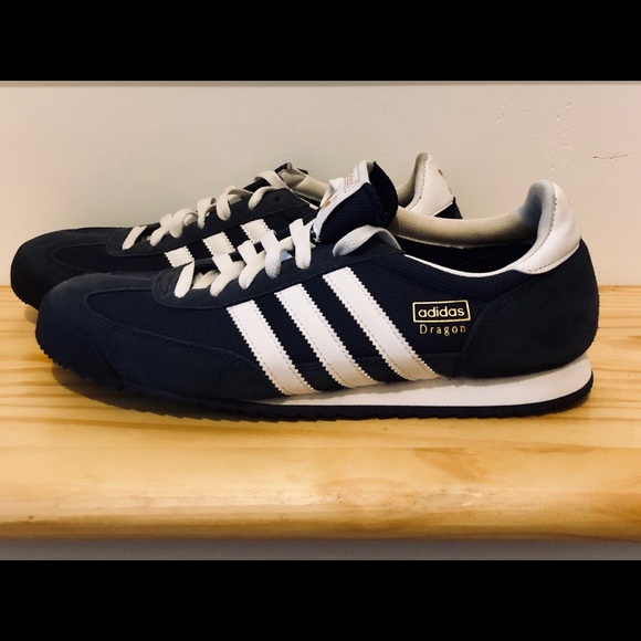 adidas dragon navy size 9